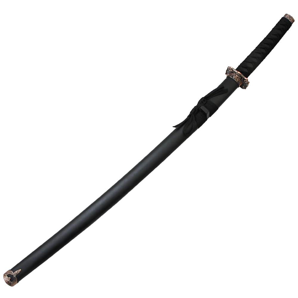 Armas Del Mundo Меч самурайский. Ножны черные, цуба медная