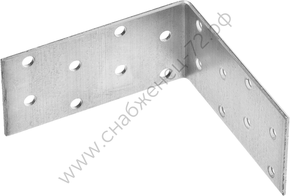 ЗУБР УКА-2.0 40х80х80 х 2 мм, равносторонний крепежный уголок, цинк (310206-040-080)