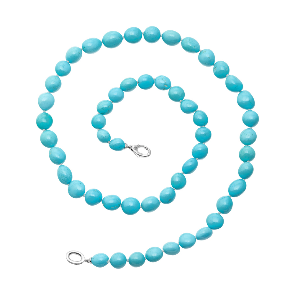 Колье из Бирюзы и Бриллиантов, N0017-811/4