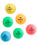 Мяч для настольного тенниса Colour Popps Poly, 6 шт.
