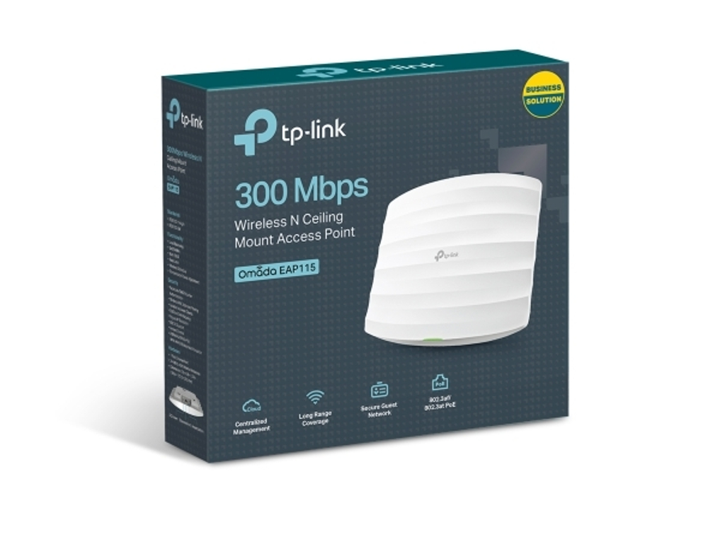 TP-Link EAP115 Потолочная точка доступа Wi-Fi N300
