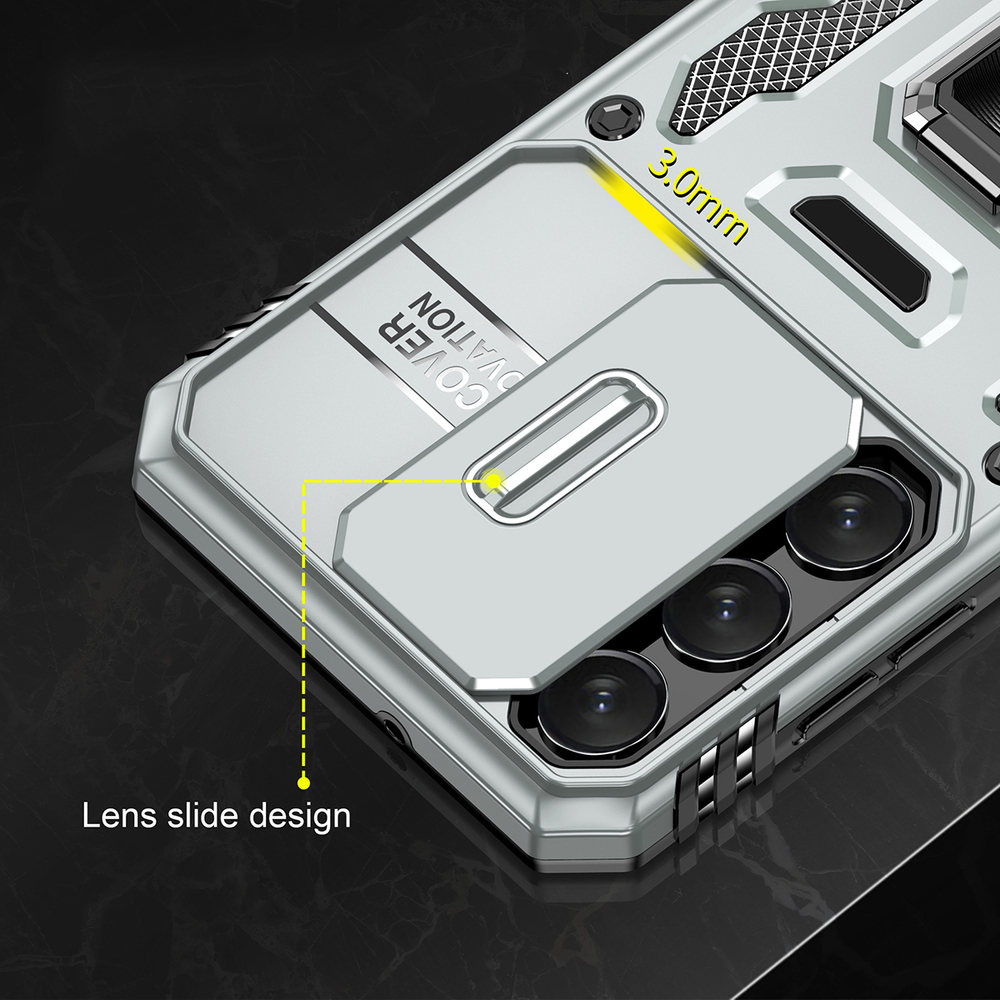 Чехол Safe Case с кольцом и защитой камеры для Samsung Galaxy S25+