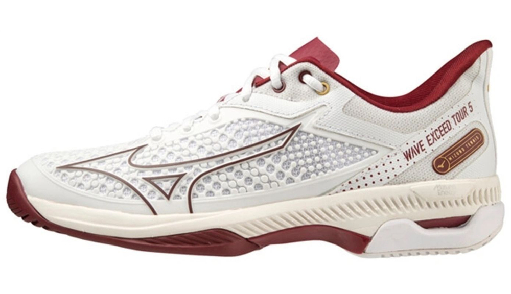 Женские Кроссовки теннисные Mizuno Wave Exceed Tour 5 AC - белый