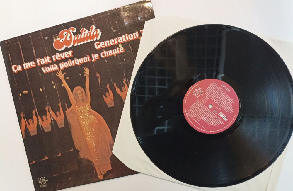 Винтажная виниловая пластинка LP Dalida Ca Me Fait Rever (France 1978)