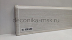 Плинтус напольный Деконика Д70 255 Ясень бьянко (70х21х2200 мм) Deconika