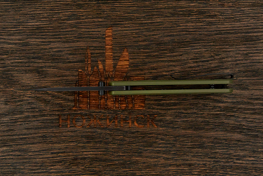 Нож складной QSP Canary Folder, клинок 72мм, сталь Sandvik 14C28N, рукоять G10 зелёный