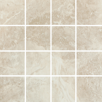 Мозаика керамическая полированная MARBLES MALLA AREZZO Crema (7х7) 30x30 см