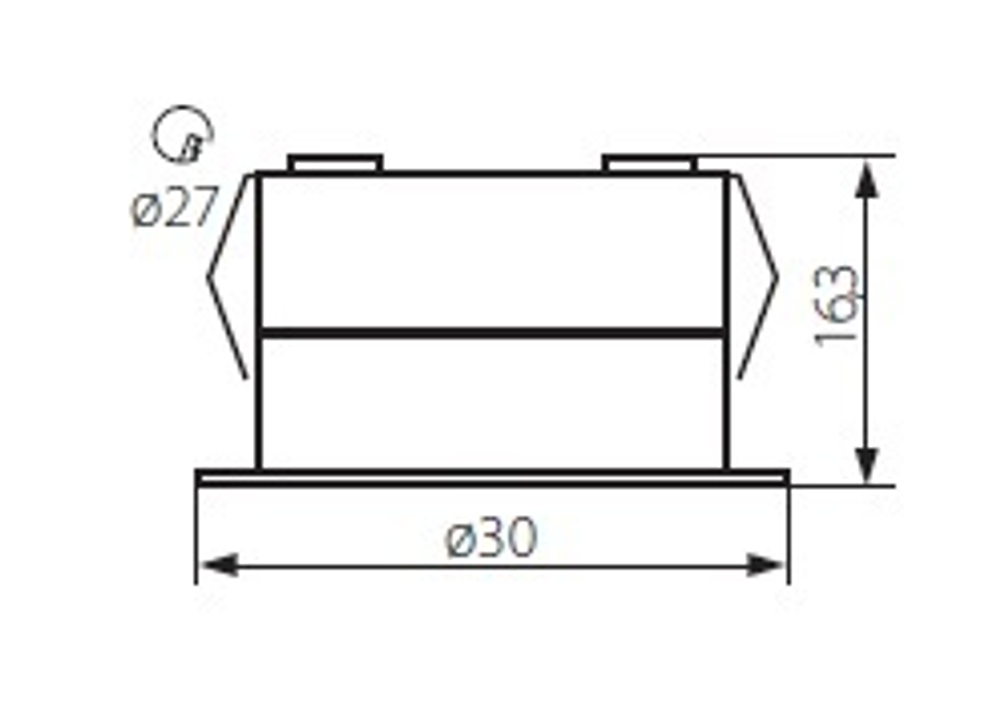 Cветильник встраиваемый ip65 KANLUX IMBER LED NW 1W 4000K