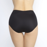 Трусы с завышенной линией талии и низким вырезом по линии бедер (Размер: 56) (Цвет: пудровый)