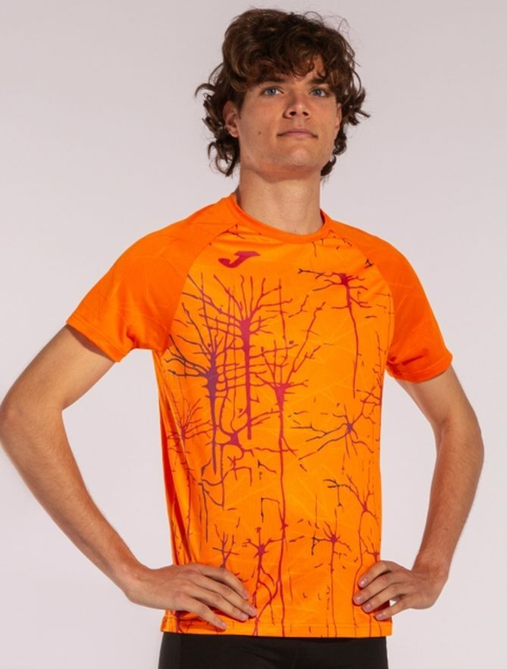 Мужская теннисная футболка Joma Elite IX Short Sleeve T-Shirt M - orange