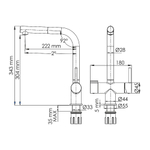 Смеситель для кухни WasserKraft A8917 хром
