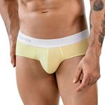 Мужские трусы брифы желтые Clever Moda LECLER CLASSIC BRIEF 186303