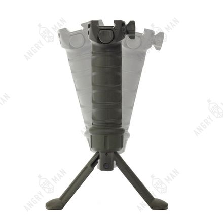 Тактическая рукоятка-бипод с раскладными сошками (цветная), K.Arma