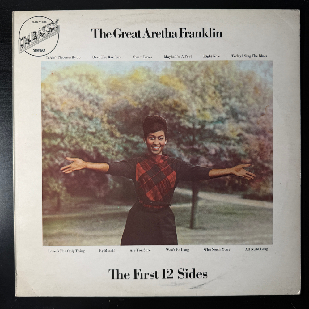Aretha Franklin ‎– The Great Aretha Franklin - The First 12 Sides (Англия 1973г.)