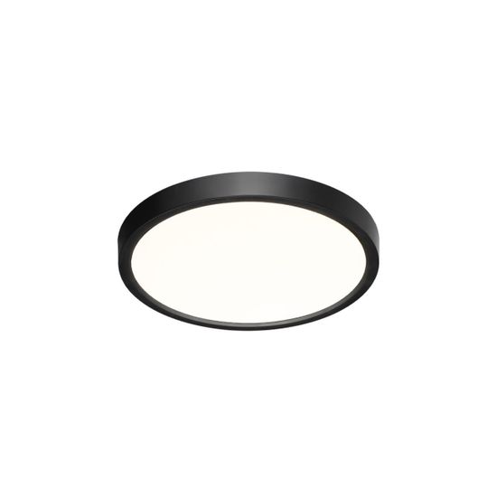 7660/18L MITRA LED SN 087 Светильник пластик/белый/черный LED 18Вт 3000/4000K D230 IP40 ALFA BLACK