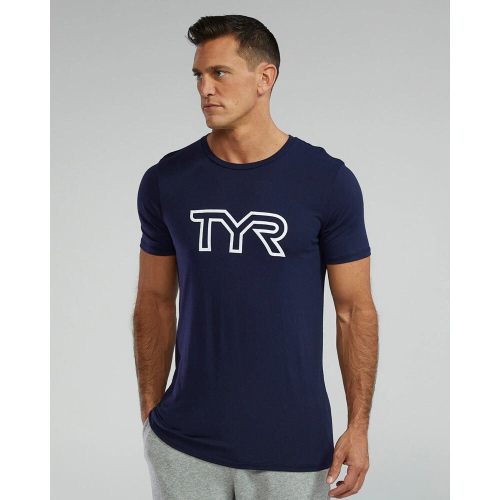 Футболка мужская TYR MEN'S ULTRASOFT LIGHTWEIGHT BIG LOGO