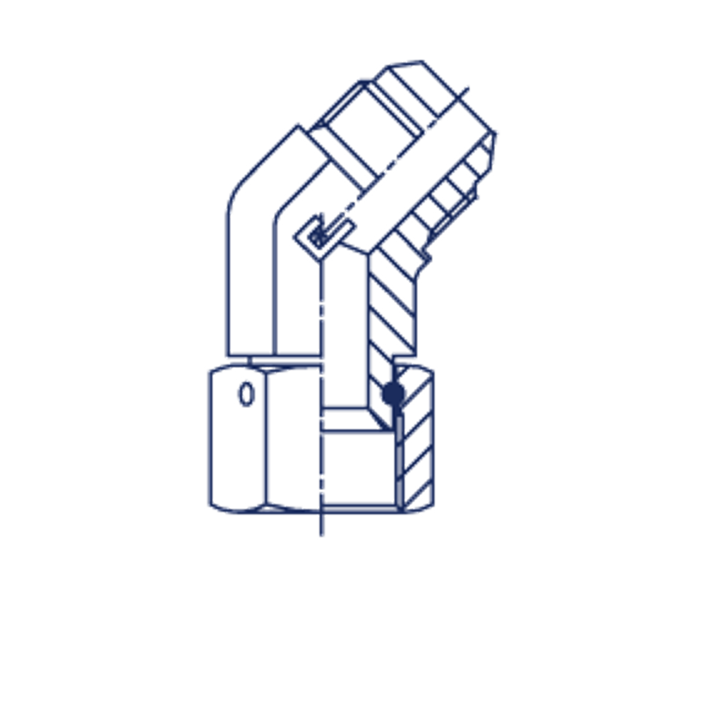 Соединение PN45 JIC 3/4"