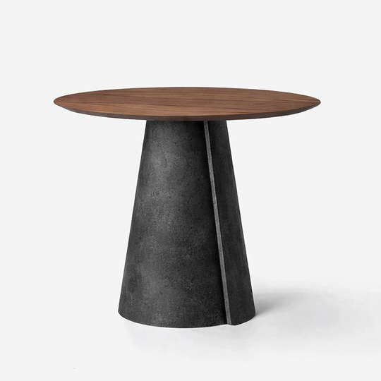 Обеденный стол ROLL CONCRETE walnut