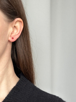 Серьги трансформеры Пуансеттия