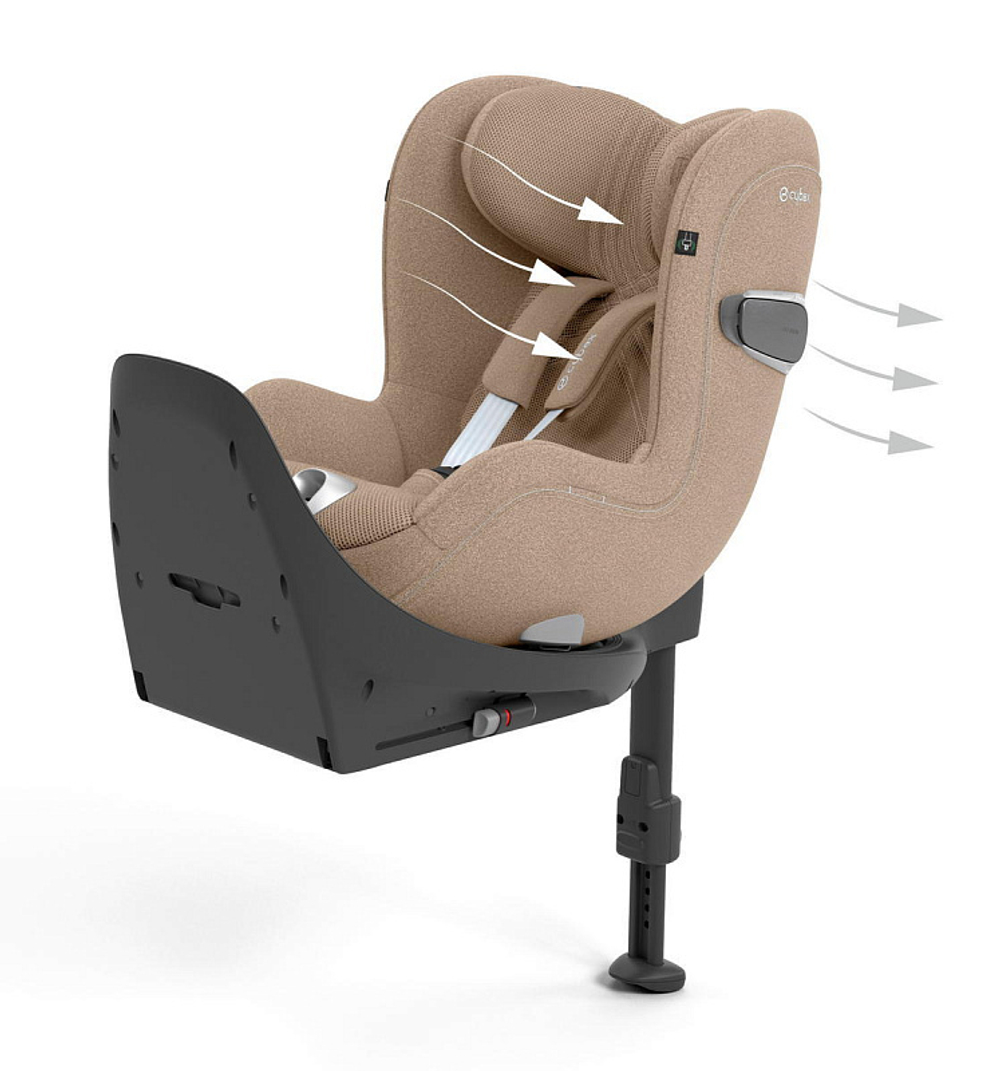 Автокресло Cybex Sirona T i-Size с базой isofix Base T Cozy Beige Plus