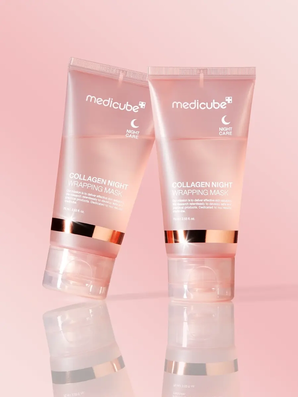 Medicube Ночная коллагеновая маска-пленка для лифтинг-эффекта и сияния кожи Collagen Night Wrapping Mask 75 мл