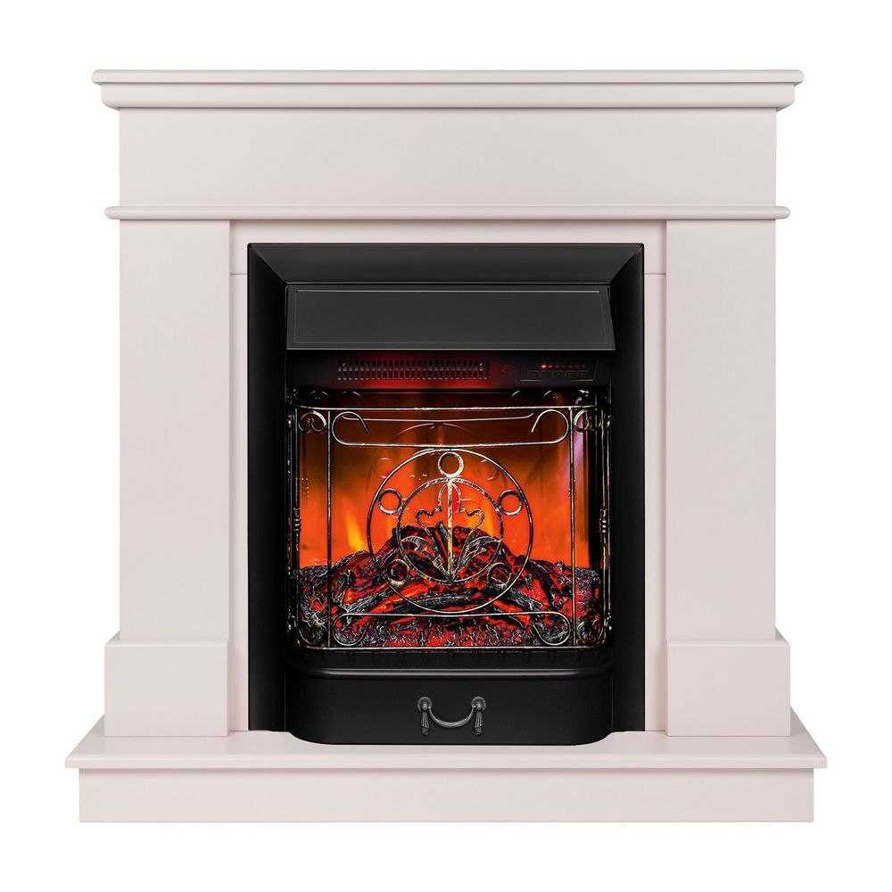 Электрокамин RealFlame Selena STD PN пудра с очагом Majestic Lux Black RC