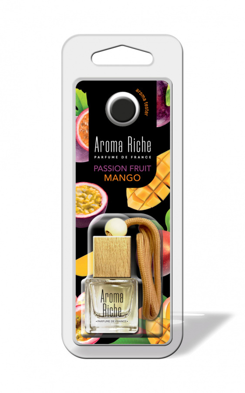 Ароматизатор воздуха AROMA RICHE флакон с дер. крышкой - PASSION FRUIT-MANGO (маракуйя и манго)