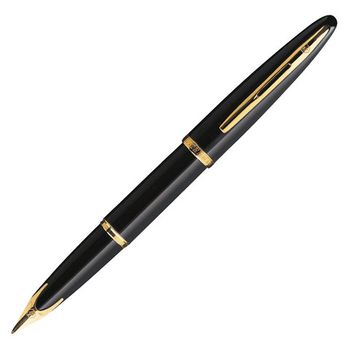 Перьевая ручка Waterman Carene Black GT перо золото 18Ct F (S0700300)