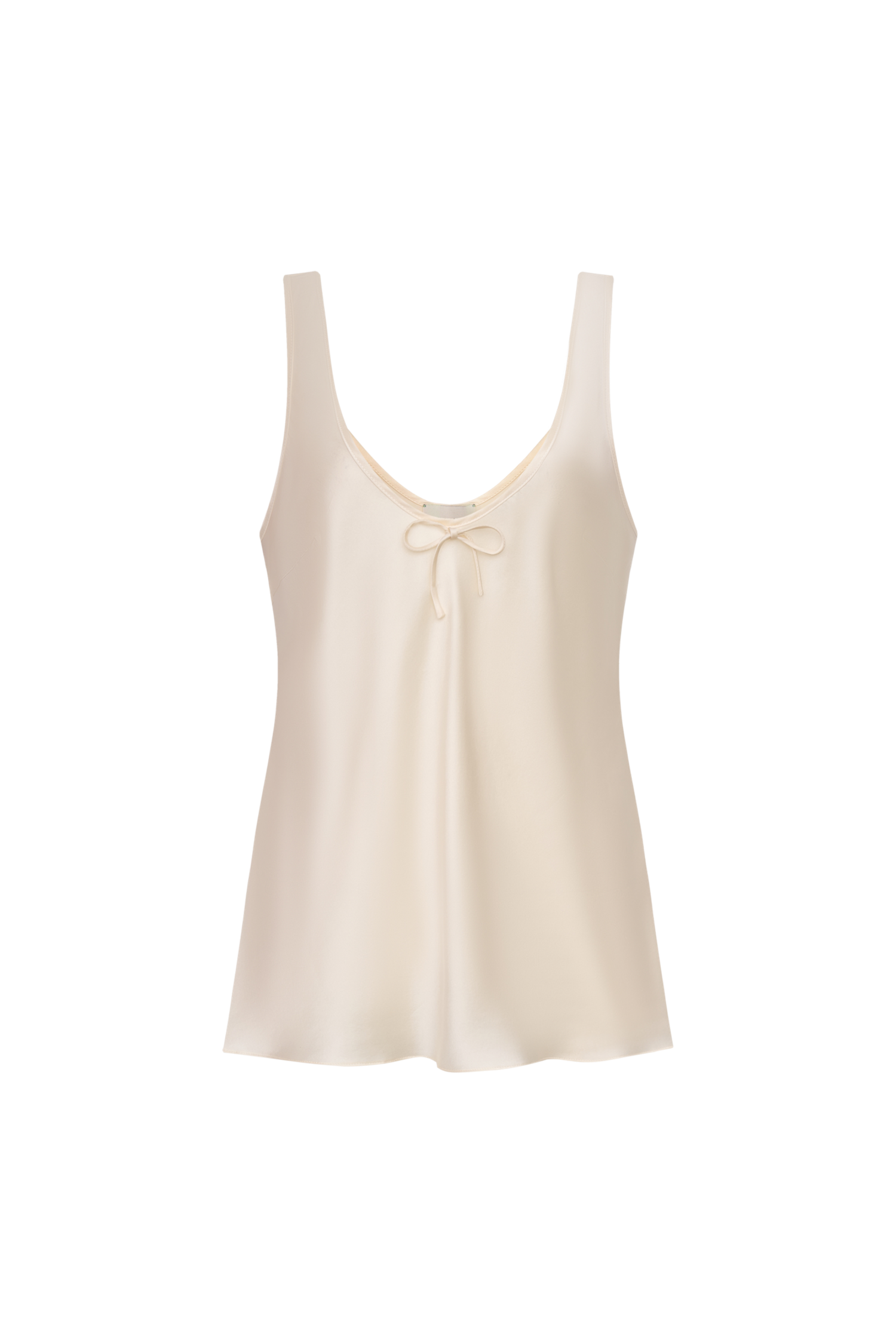 Топ шелковый (В рамках приличия), молочный