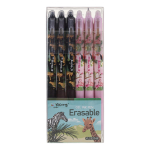 Ручка пиши-стирай "Africa" 0,5мм, автомат, с грипом, синяя, 4 вида микс