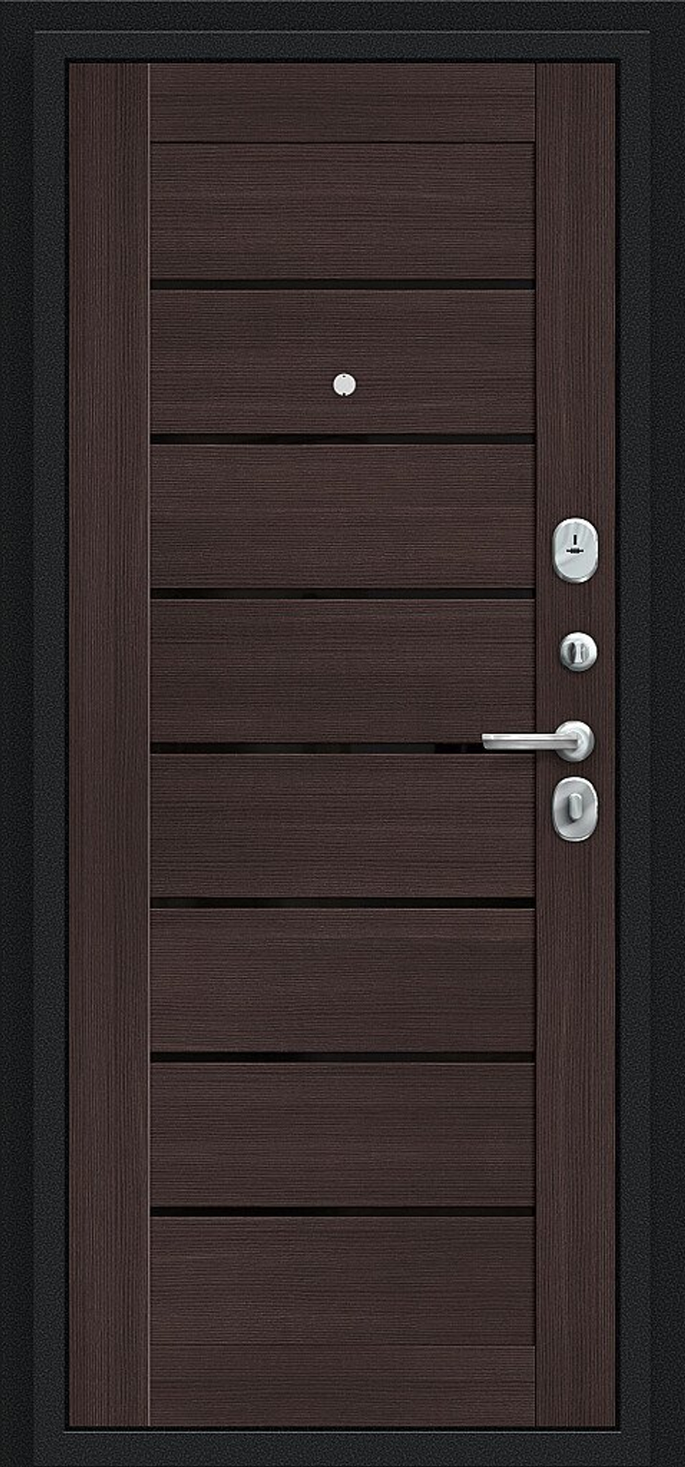 Техно Букле черное/Wenge Veralinga 205*96 левое