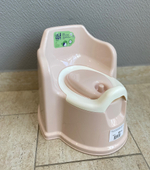 Горшок со спинкой Lalababy Protect Me розовый с крышкой LA1042РЗП