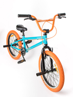 Велосипед BMX Tech Team Goof бирюзово-оранжевый 18,7"х20" 2024