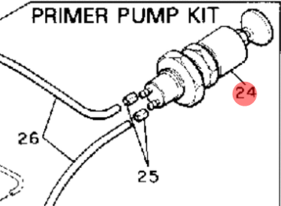 Насос топливный для снегоходов Yamaha 8X82436001