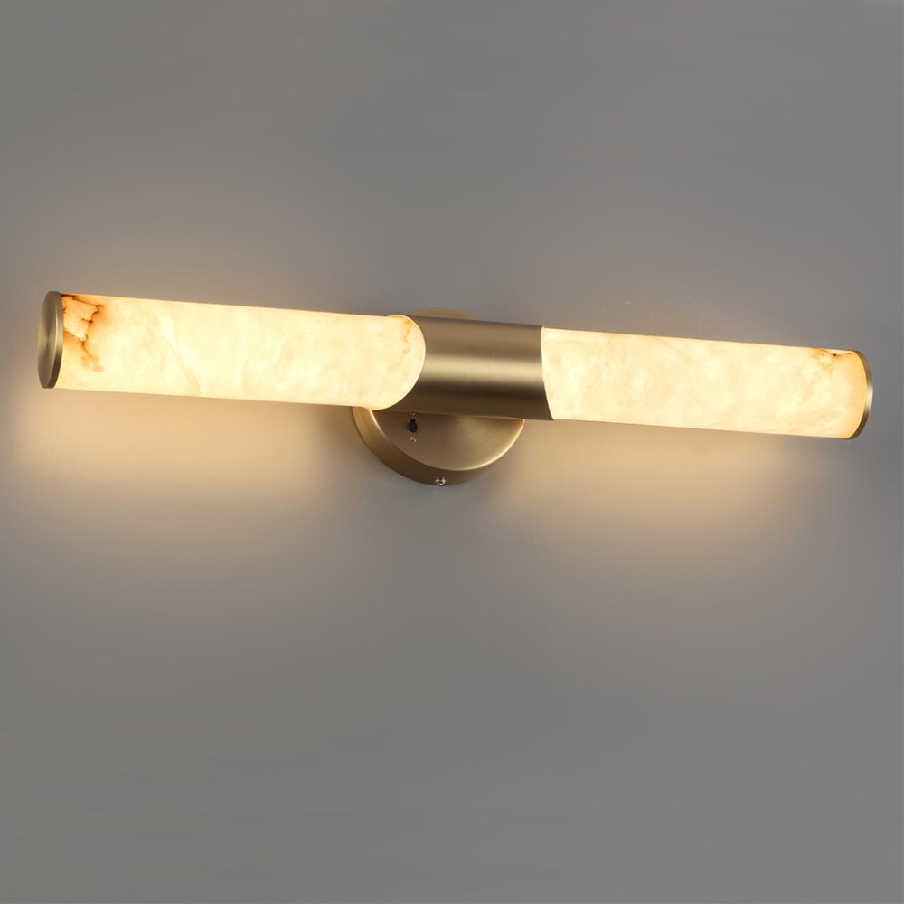 6672/12WL L-VISION ODL24 199 Настенный светильник латунь/металл/алебастр IP20 LED 12W 540Лм 3000K/4000K MARBELLA
