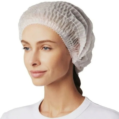 Шапочка "Шарлотта" белая ( 100шт)