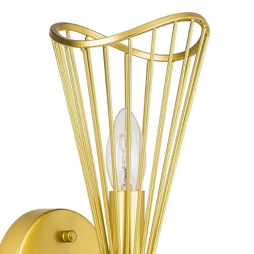 728623 Бра ZETA 2х40W E14 ЗОЛОТО