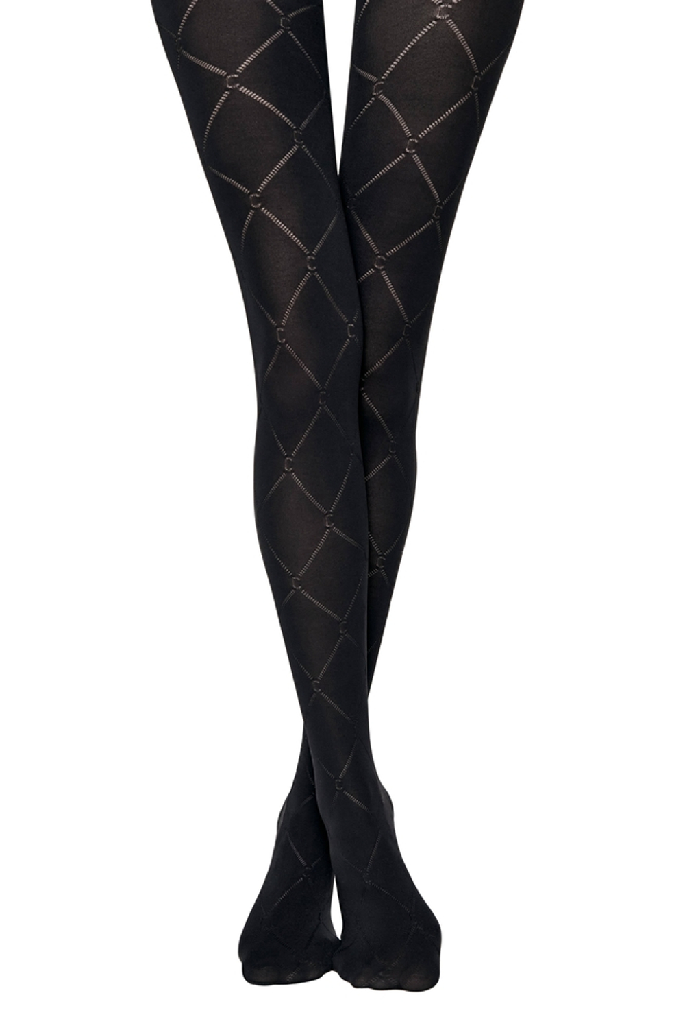 CONTE HISTORY Колготки женские с ромбами