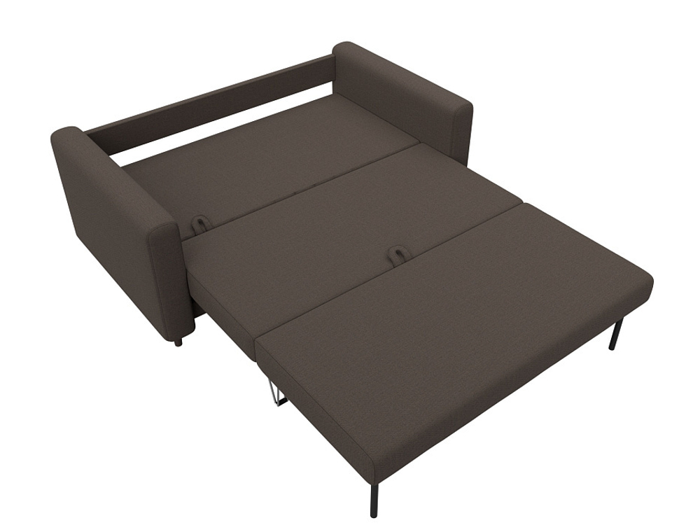 Диван прямой Лига-070 РОГОЖКА Амур 05 коричневый