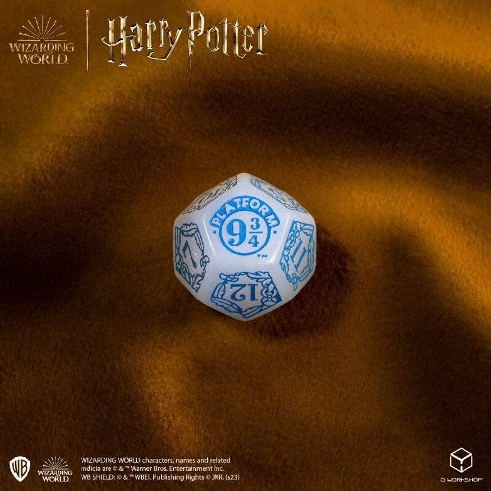 Harry Potter. Ravenclaw Modern Dice Set - White