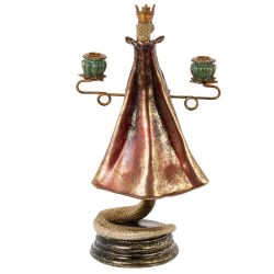 GAEM Подсвечник "Змея", D свечи 2,5 см, L28 W20 H49 см