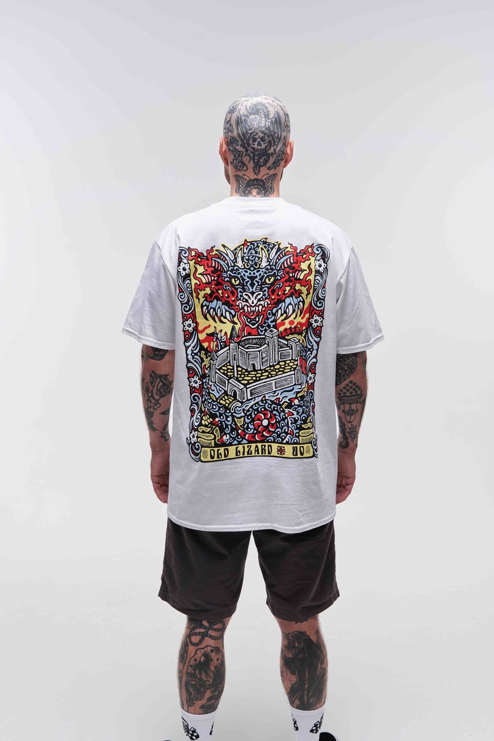 Футболка Old Lizard Dragonborn Белая