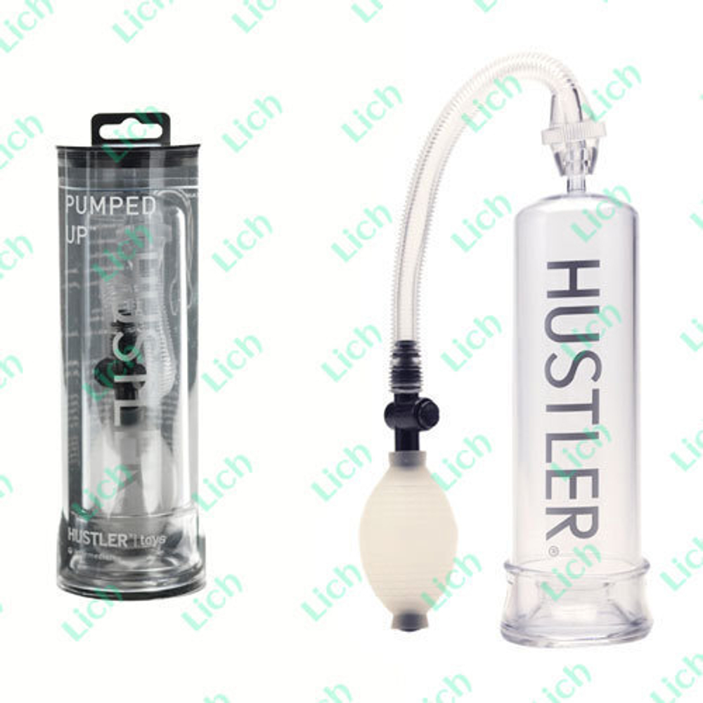 Вакуумная помпа для мужчин прозрачная PUMPED UP