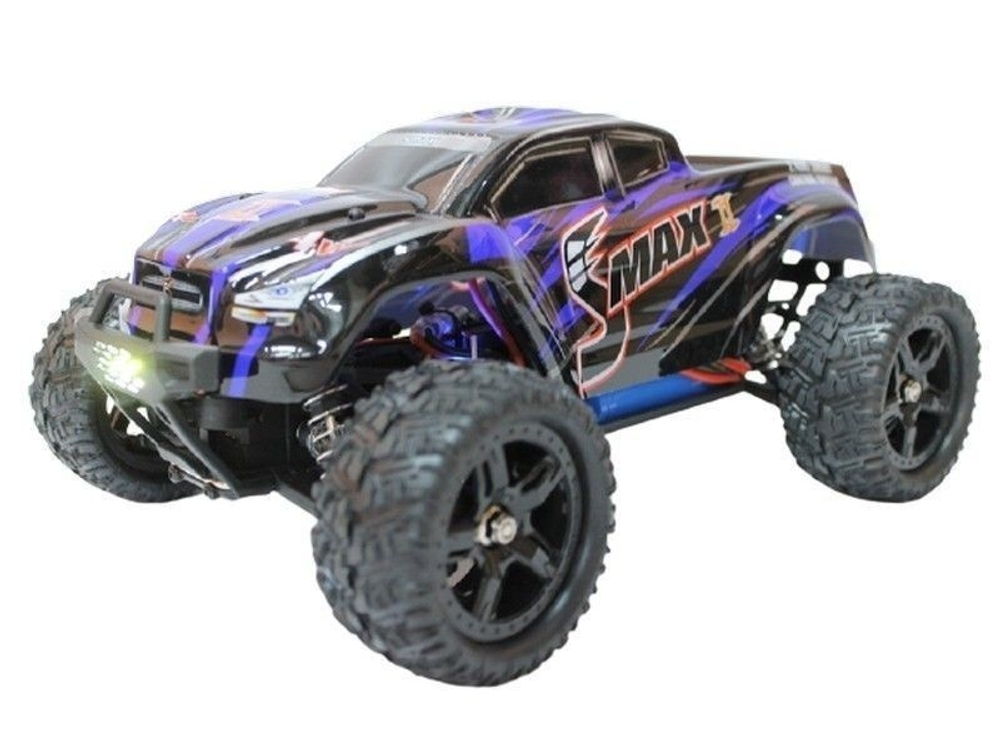 Радиоуправляемый монстр Remo Hobby SMAX масштаб 1:16/синий/Машина на пульте управления/Радиоуправляемый внедорожник/RH1631-BLUE