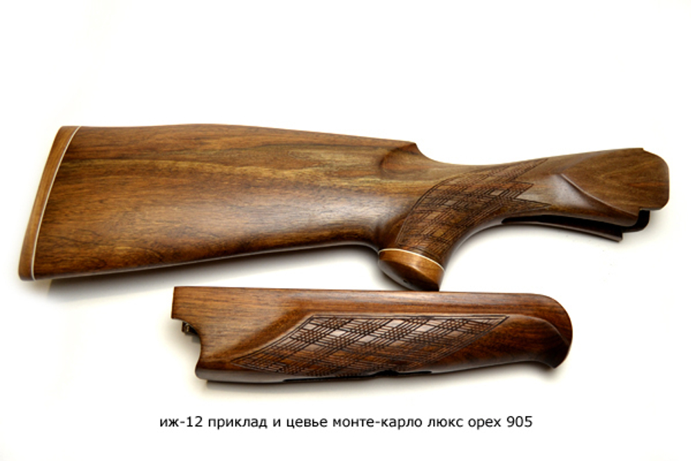 ИЖ-12 приклад и цевье Монте-Карло люкс орех