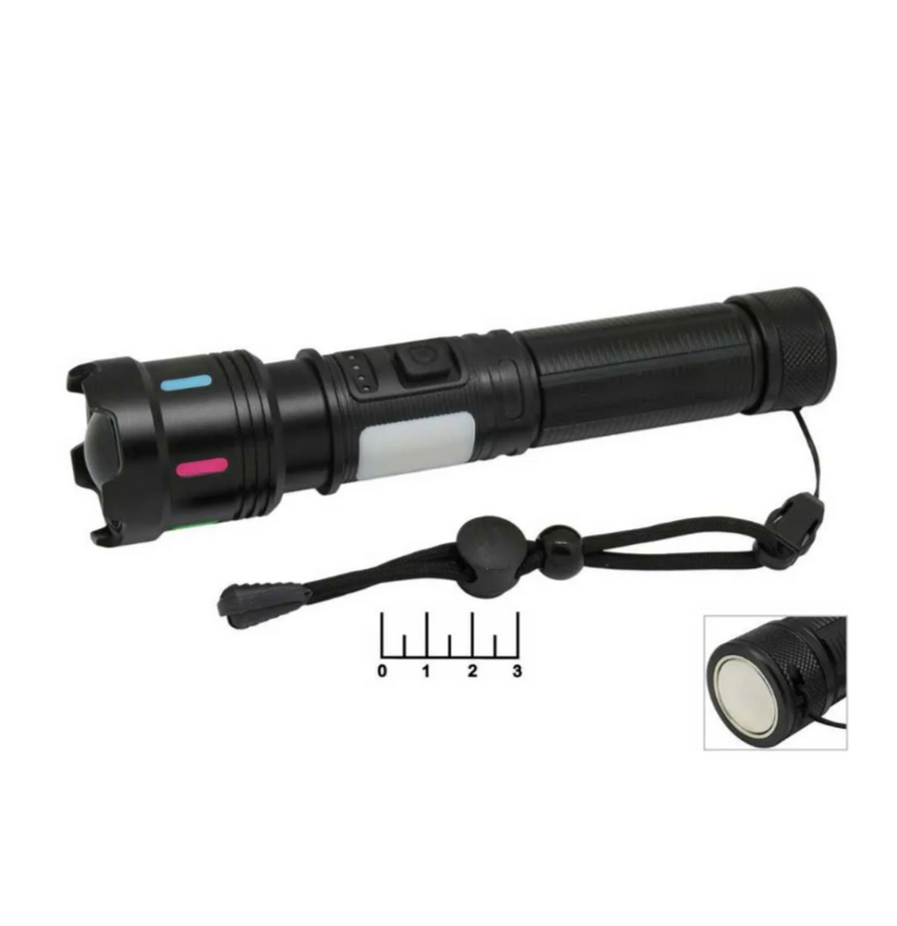 Фонарь ручной высокой яркости "белый лазер" 3000м.Огонь K-335-PM10-TG