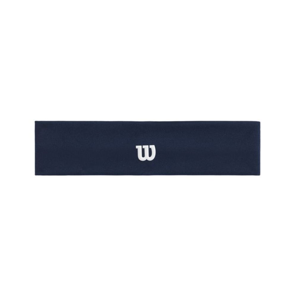 Теннисная бандана Wilson Logo Wide Повязка на голову теннисная - classic navy