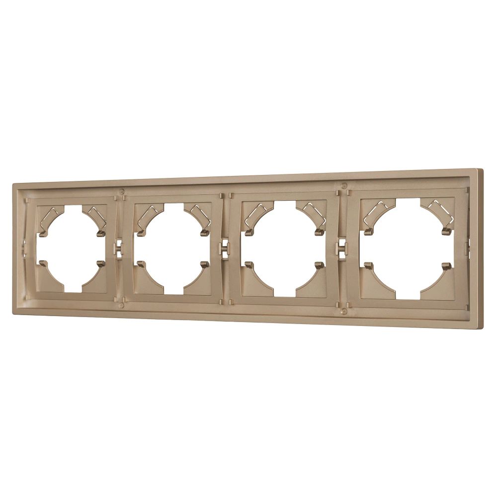 Рамка пластиковая FRM-TENDO-PL-4-GD (Arlight, Песочный) 053850