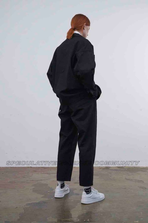 Брюки Futureisnown Pants Wide Classic Черные - фото 3