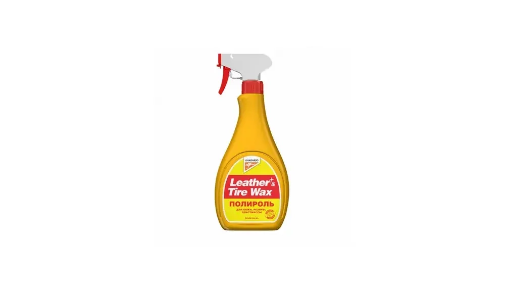 Полироль универсальный (кож.,рез.,пласт.) Leather & Tire Wax lite (без губки), 500мл